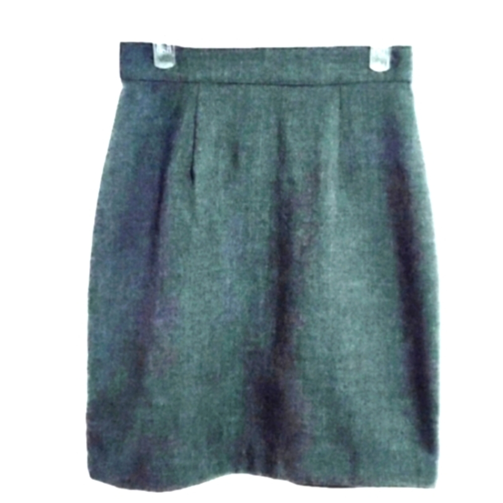 Rampage Grey Professional Dress Skirt Back Zipper 5